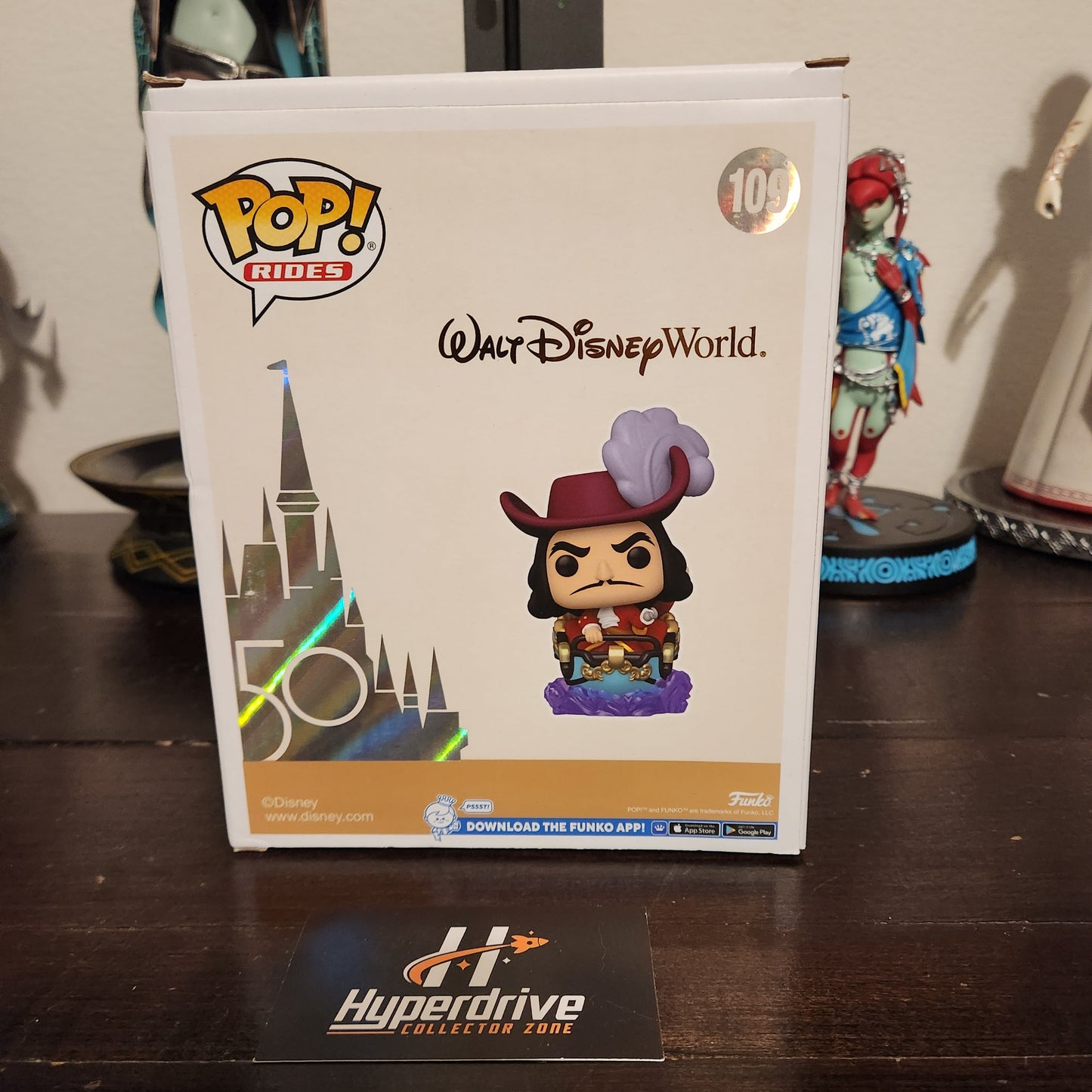 Disney Captain Hook at the Peter Pan's Flight Attraction Funko PoP Vinyl Figure #109 Funko
