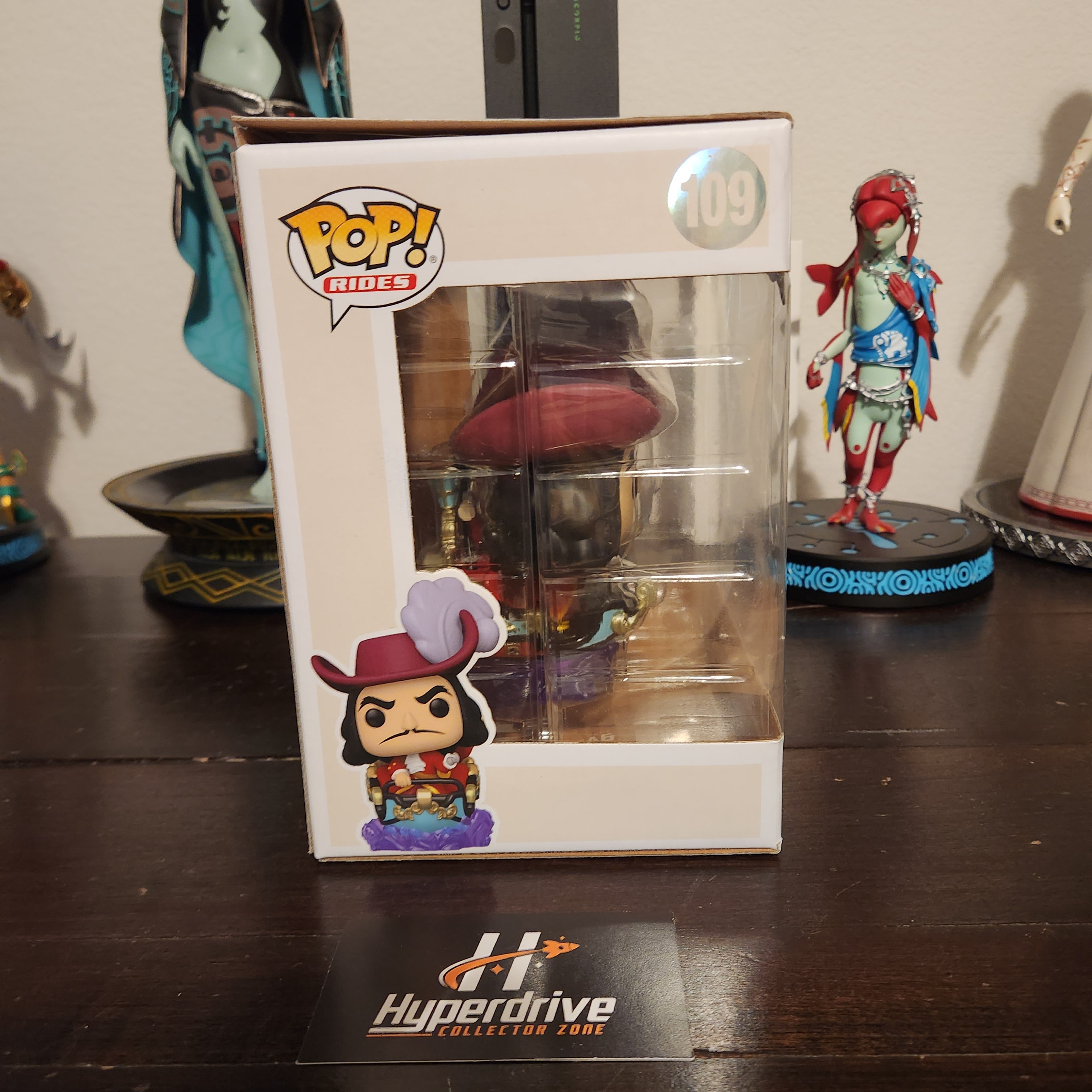 Disney Captain Hook at the Peter Pan's Flight Attraction Funko PoP