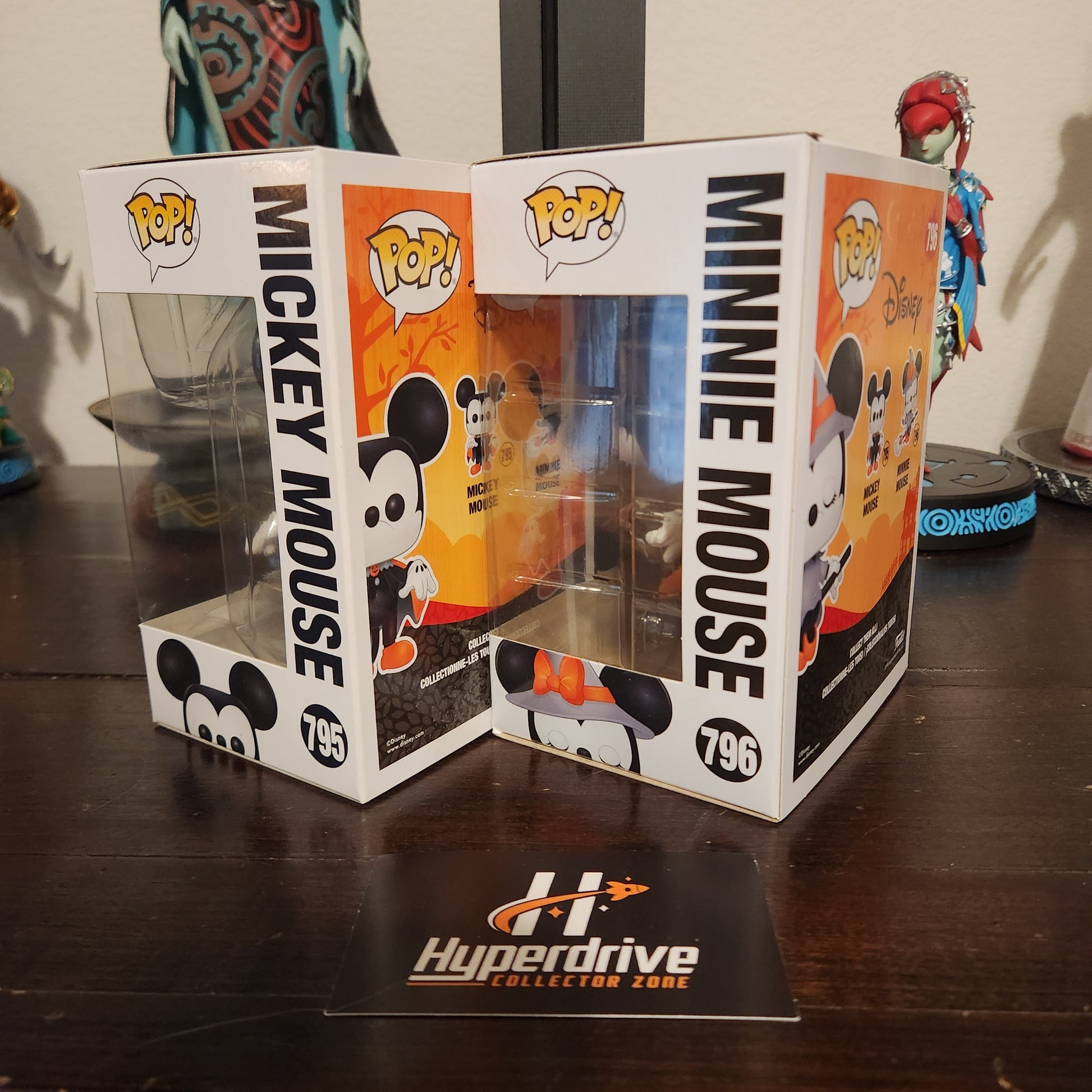 Disney Halloween Mickey & Minnie Mouse Funko Pop! Vinyl Figure Bundle Funko