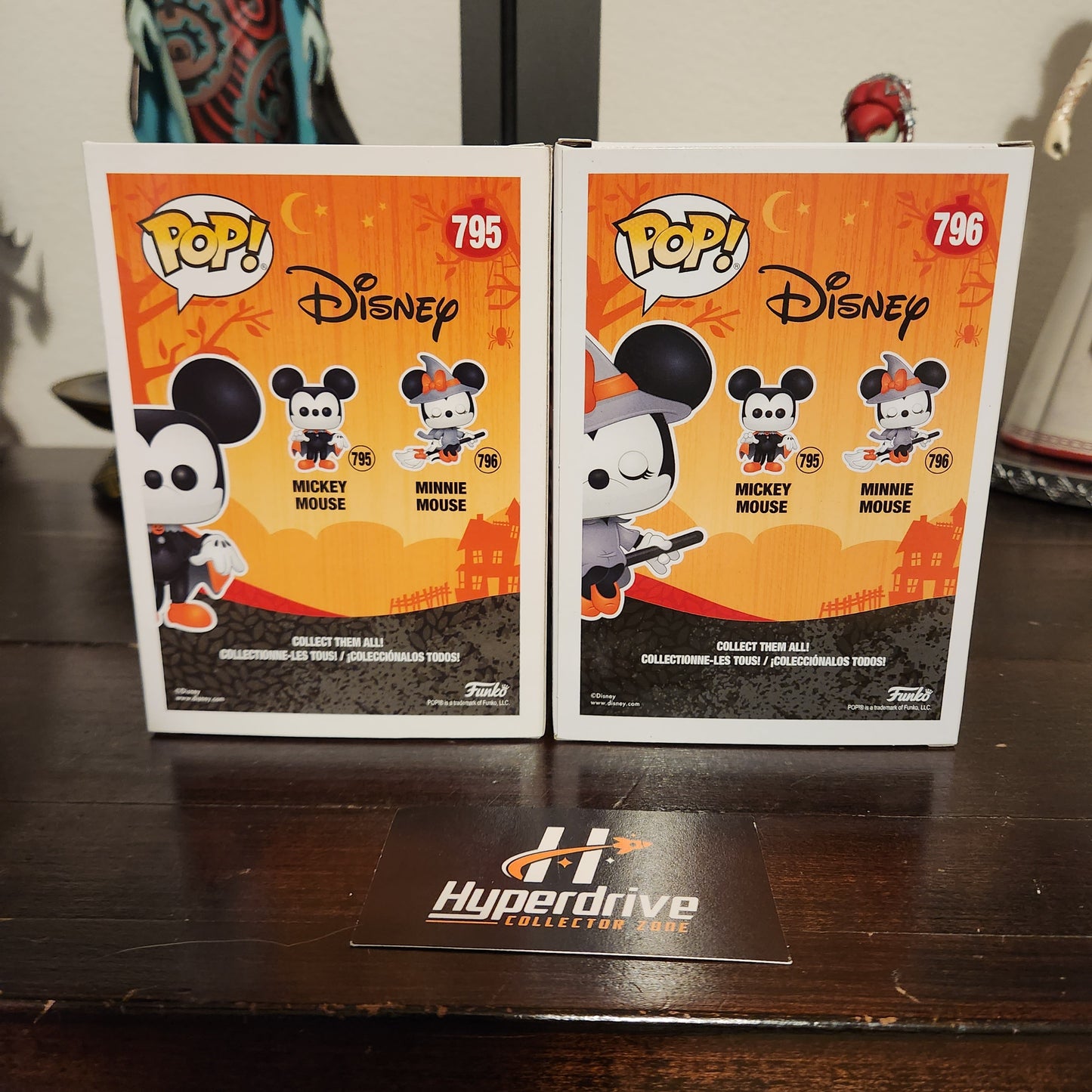 Disney Halloween Mickey & Minnie Mouse Funko Pop! Vinyl Figure Bundle Funko