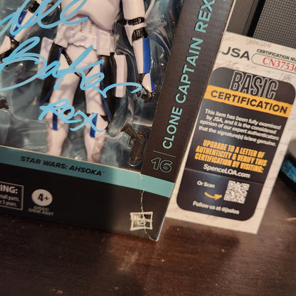 Star Wars The Black Series Captain Rex (Ahsoka) 6-Inch Action Figure SIGNED by Dee Bradley Baker Hasbro