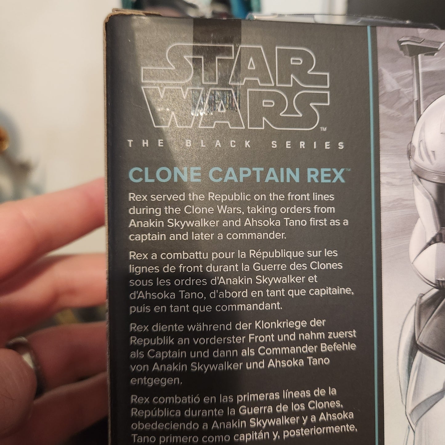 Star Wars The Black Series Captain Rex (Ahsoka) 6-Inch Action Figure SIGNED by Dee Bradley Baker Hasbro