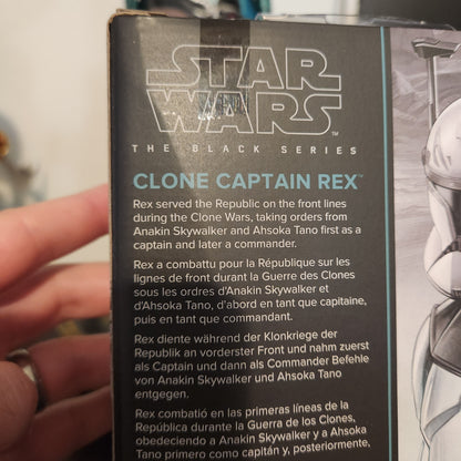 Star Wars The Black Series Captain Rex (Ahsoka) 6-Inch Action Figure SIGNED by Dee Bradley Baker Hasbro
