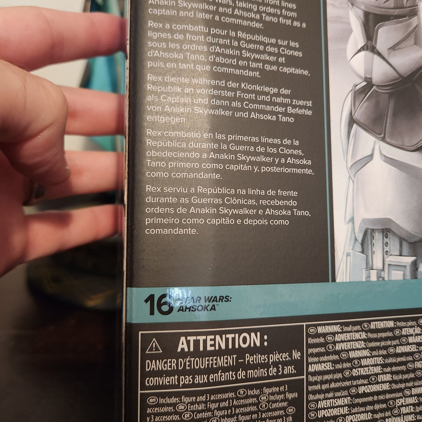 Star Wars The Black Series Captain Rex (Ahsoka) 6-Inch Action Figure SIGNED by Dee Bradley Baker Hasbro