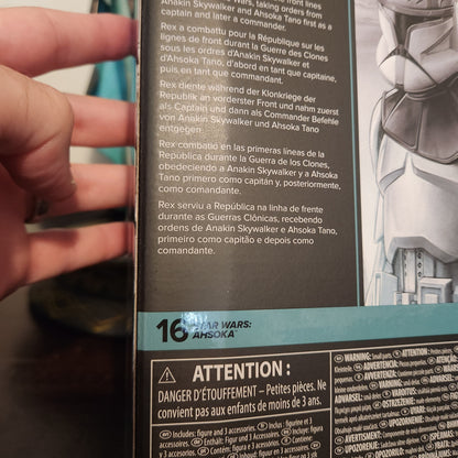 Star Wars The Black Series Captain Rex (Ahsoka) 6-Inch Action Figure SIGNED by Dee Bradley Baker Hasbro