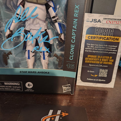 Star Wars The Black Series Captain Rex (Ahsoka) 6-Inch Action Figure SIGNED by Dee Bradley Baker Hasbro