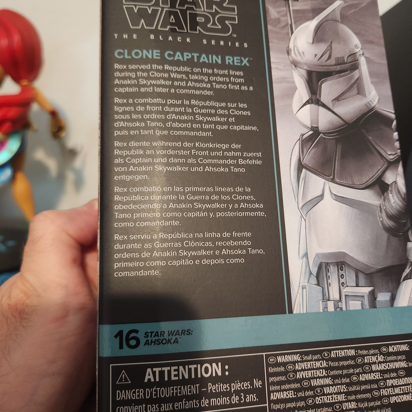 Star Wars The Black Series Captain Rex (Ahsoka) 6-Inch Action Figure SIGNED by Dee Bradley Baker Hasbro
