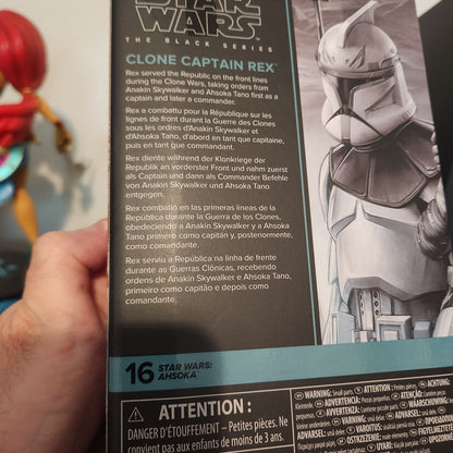 Star Wars The Black Series Captain Rex (Ahsoka) 6-Inch Action Figure SIGNED by Dee Bradley Baker Hasbro
