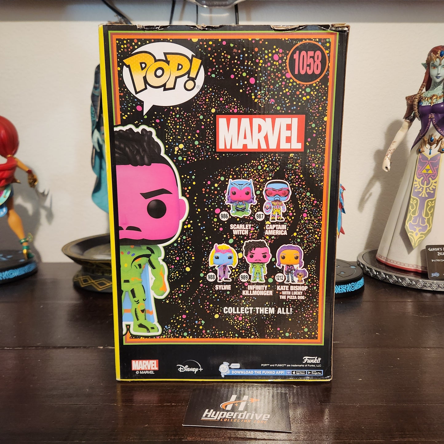 Funko PoP Marvel What If...? Infinity Killmonger 10 Inch Blacklight Funko