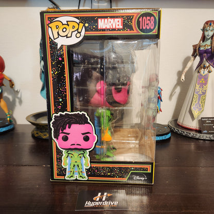 Funko PoP Marvel What If...? Infinity Killmonger 10 Inch Blacklight Funko