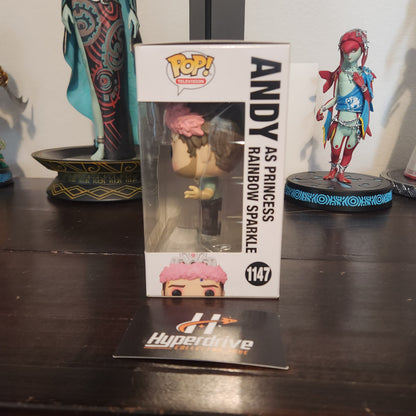 Parks and Recreation Andy as Princess Rainbow Sparkle Funko Pop! Vinyl Figure #1147 Funko