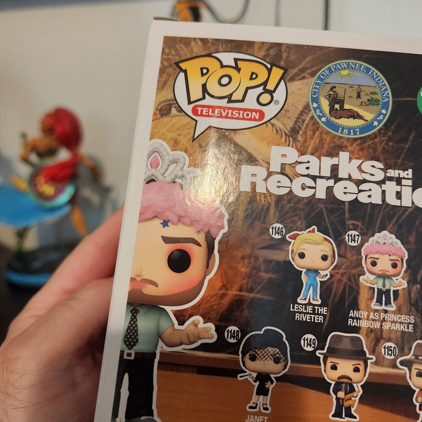 Parks and Recreation Andy as Princess Rainbow Sparkle Funko Pop! Vinyl Figure #1147 Funko