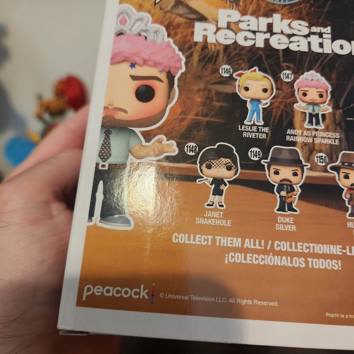 Parks and Recreation Andy as Princess Rainbow Sparkle Funko Pop! Vinyl Figure #1147 Funko