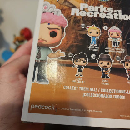 Parks and Recreation Andy as Princess Rainbow Sparkle Funko Pop! Vinyl Figure #1147 Funko