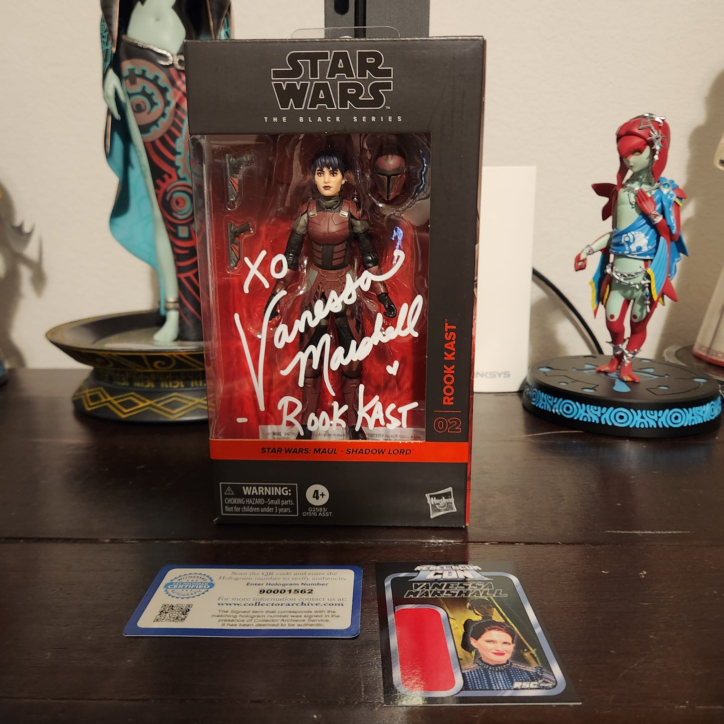 Star Wars: The Black Series Rook Kast 6-Inch Action Figure SIGNED by VANESSA MARSHALL (WN) Hasbro