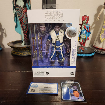 Star Wars: The Black Series Zeb Orrelios First Edition Signed by Matt Leonard COA Hasbro