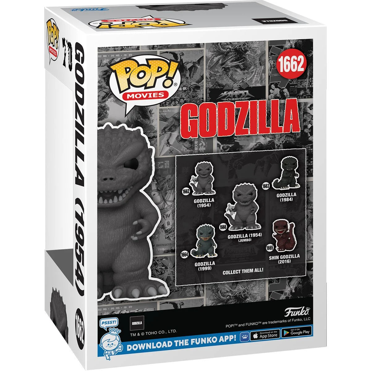 Godzilla 70th Anniversary Godzilla (1954) Funko Pop! Vinyl Figure #1662 Funko