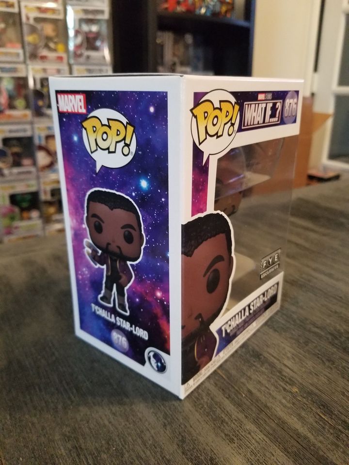 Funko PoP Marvel What If...? T'Challa Star-Lord Exclusive Funko