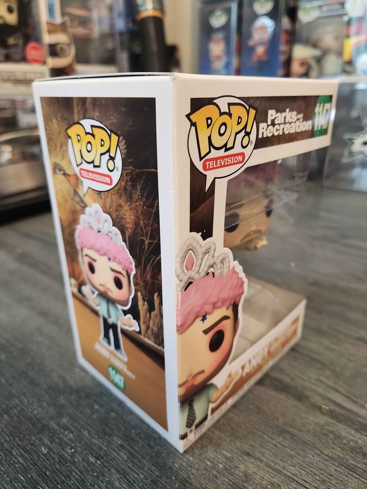 Funko PoP Parks and Recreation Andy as Princess Rainbow Sparkle Funko