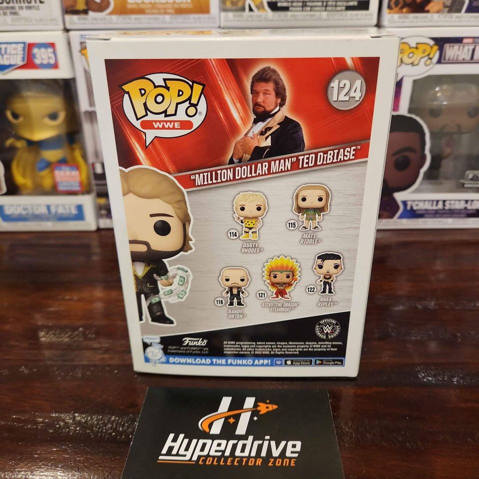 WWE Million Dollar Man Ted DiBiase Funko PoP Diamond Exclusive - Hyperdrive Collector Zone