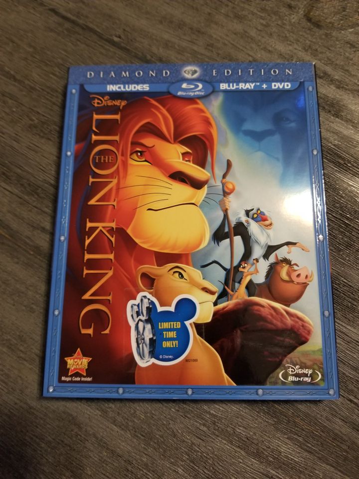 Disney The Lion King Diamond Edition Blu-ray Hyperdrive Collector Zone