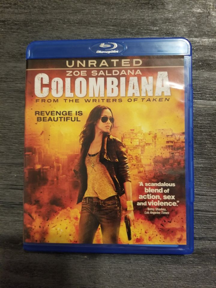 Colombiana Unrated Blu-ray Hyperdrive Collector Zone