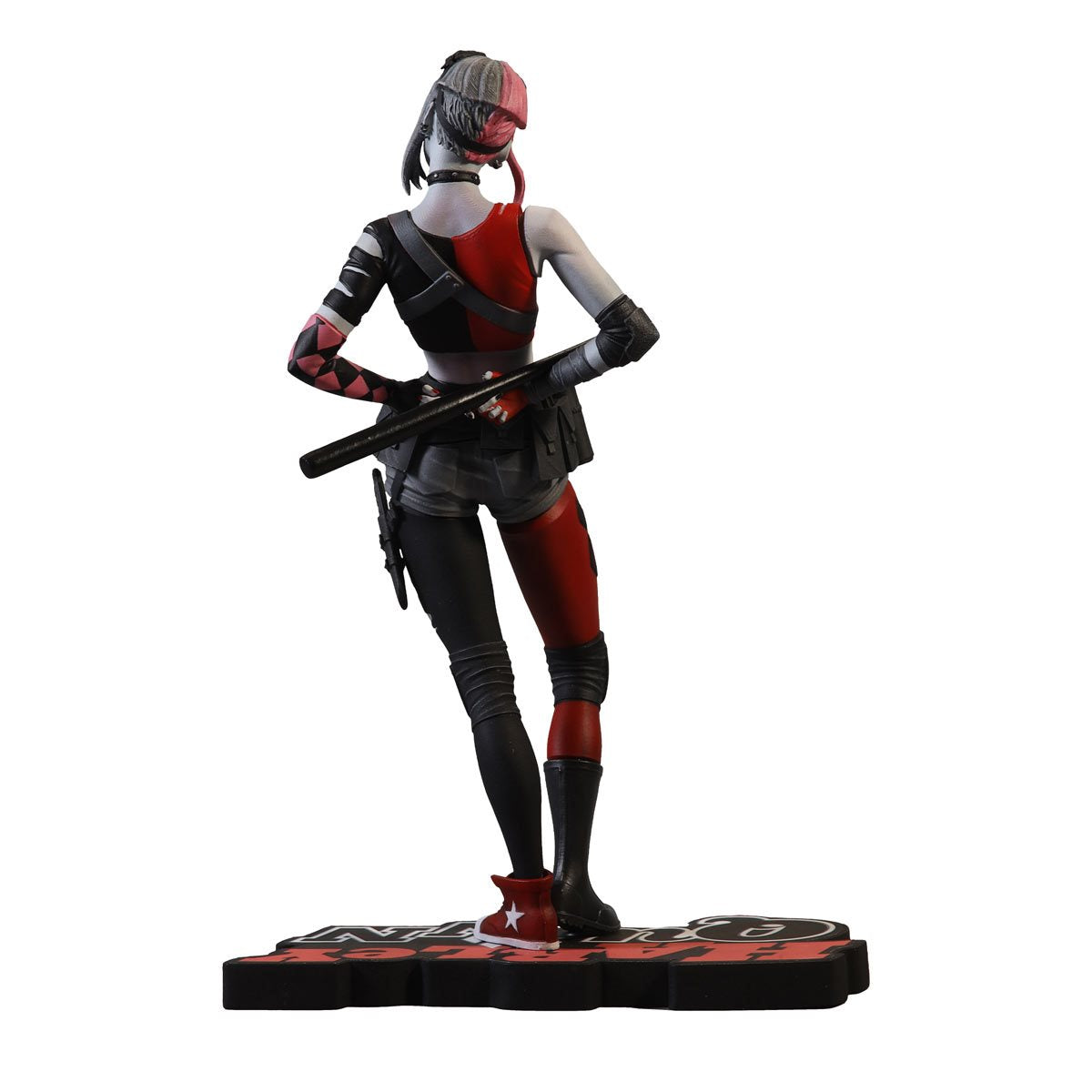 Harley Quinn Red, White, and Black by Simone Di Meo Resin 1:10 Scale Statue ~ Pre-Order - Hyperdrive Collector Zone