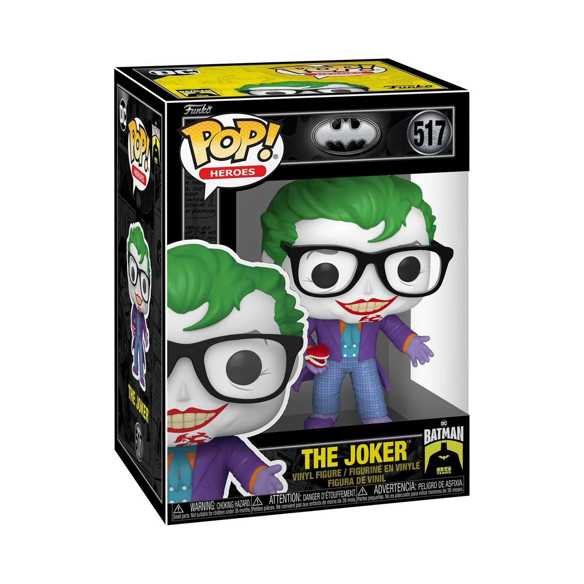 Batman 85th Anniversary The Joker with Teeth Funko Pop! Vinyl Figure #517 Funko