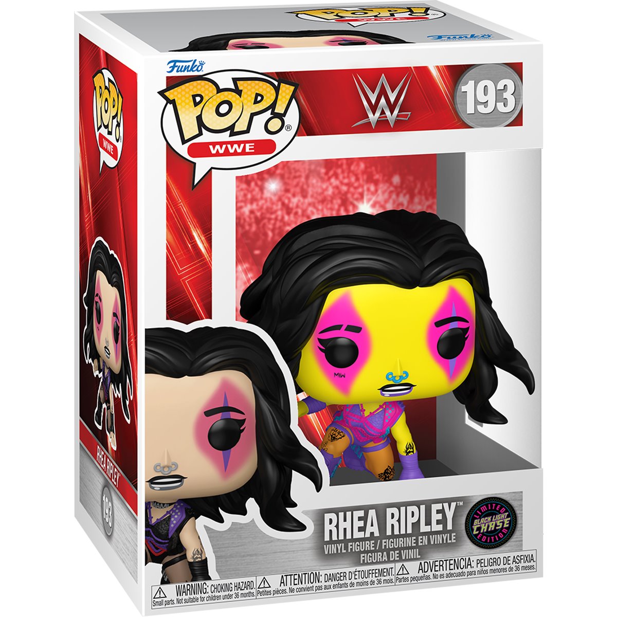 FULL CASE OF 6 W/ CHASE: WWE Rhea Ripley WM40 Funko Pop! Vinyl Figure #193 Funko