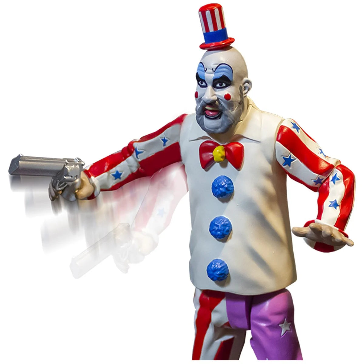 House of 1000 Corpses Finger Lickin' Pistol Whippin' Captain Spaulding 5-Inch Action Figure Trick or Treat Studios