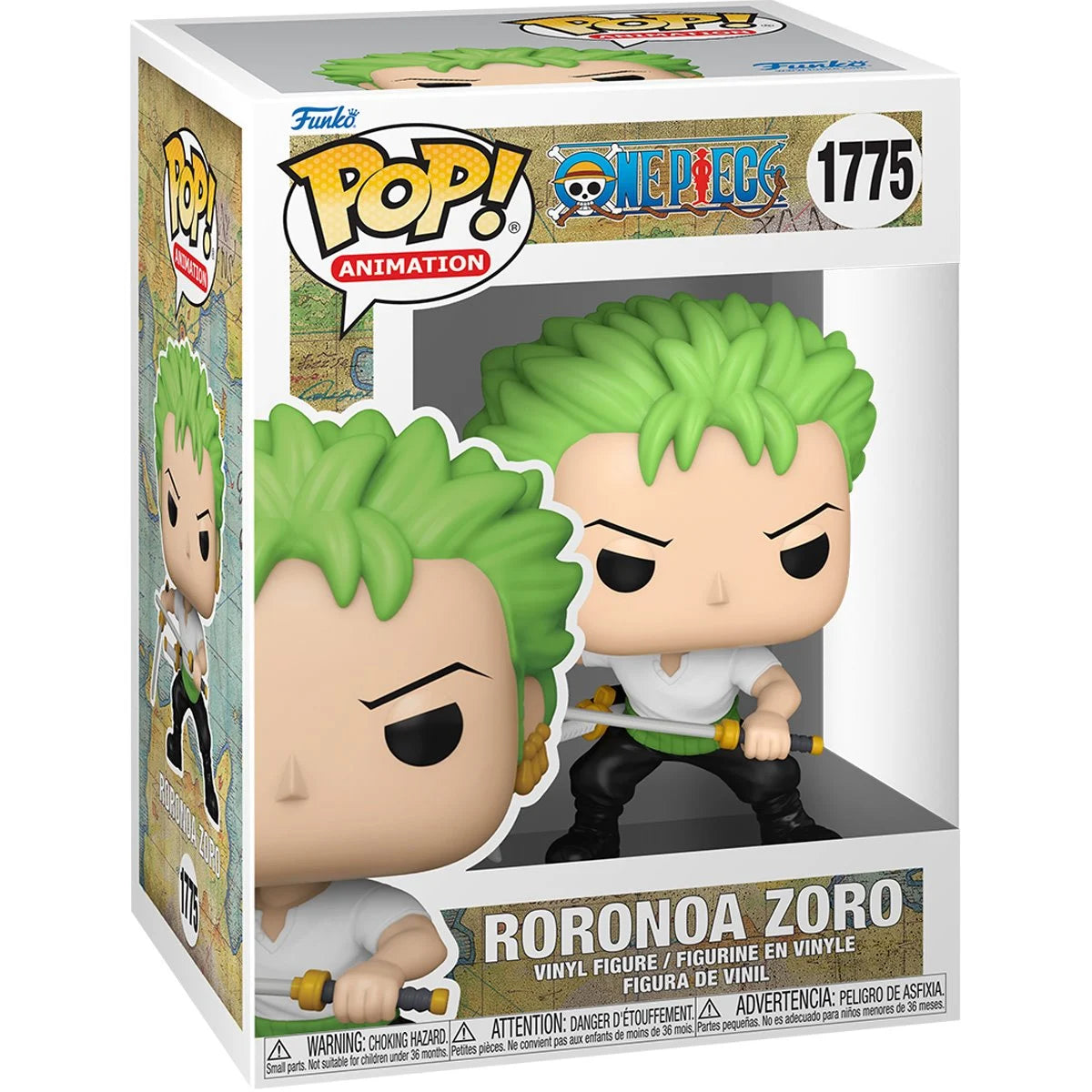 One Piece Roronoa Zoro with Swords (2024) Funko Pop! Vinyl Figure #1775 Funko