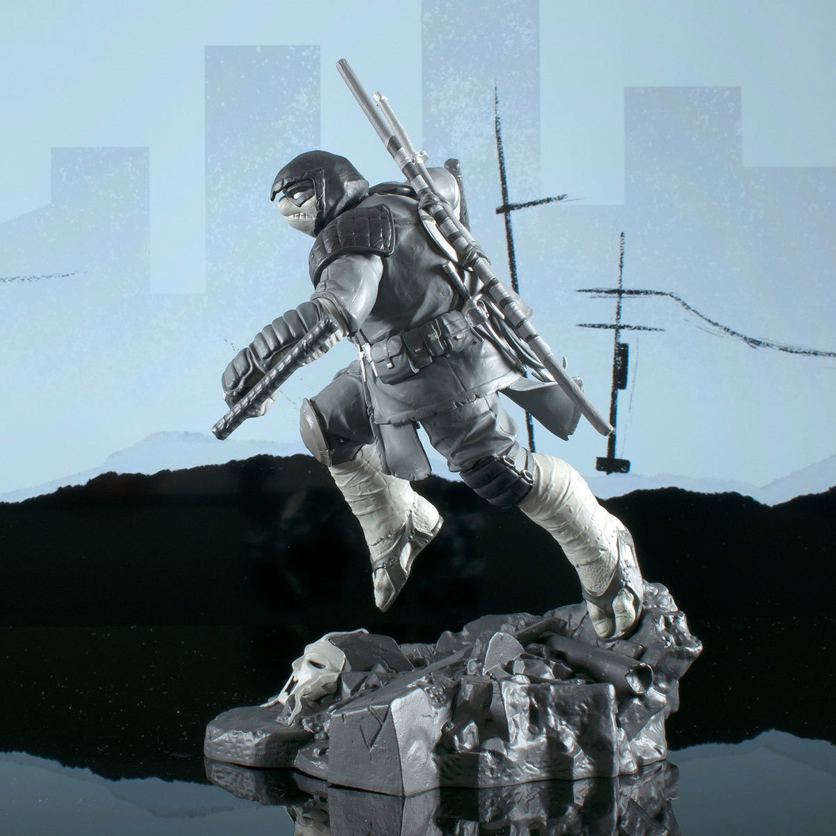 Teenage Mutant Ninja Turtles Gallery Last Ronin Black and White Variant Statue - Hyperdrive Collector Zone