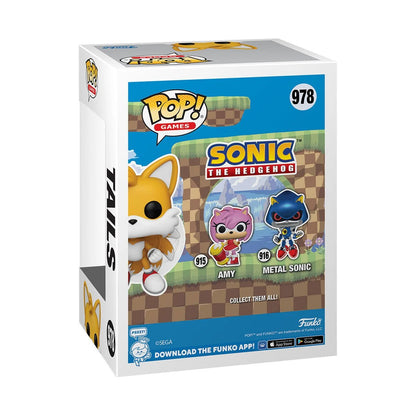 Sonic the Hedgehog Tails Flying Flocked Funko Pop! Vinyl Figure #978 - Specialty Series Funko