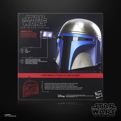 Star Wars The Black Series Jango Fett Premium Electronic Helmet Prop Replica Hasbro
