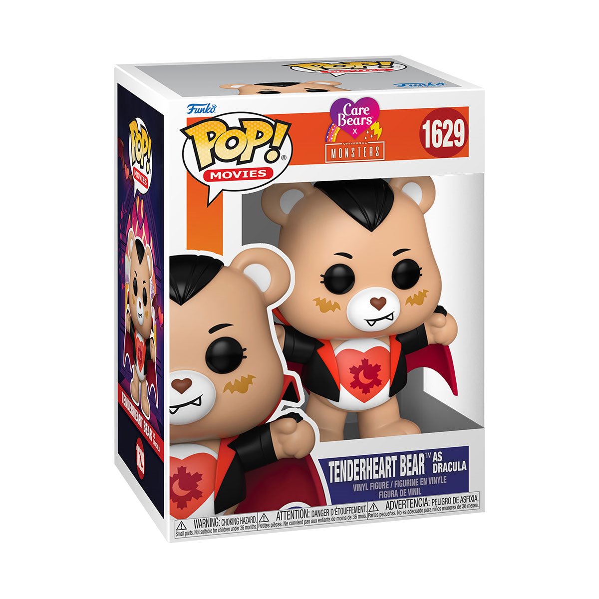 Universal Monsters x Care Bears Tender Heart Bear as Dracula Funko Pop! Vinyl Figure Funko