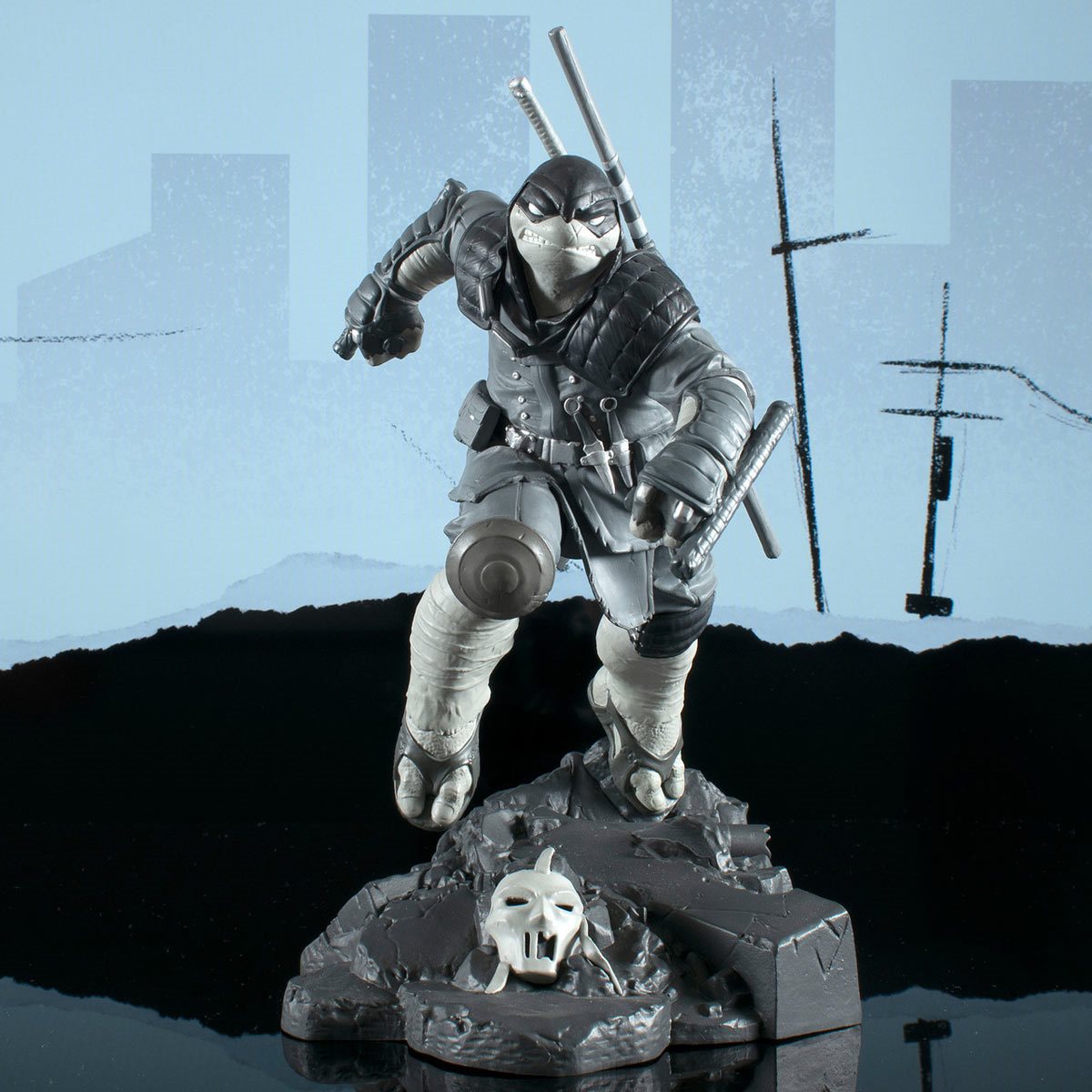 Teenage Mutant Ninja Turtles Gallery Last Ronin Black and White Variant Statue - Hyperdrive Collector Zone