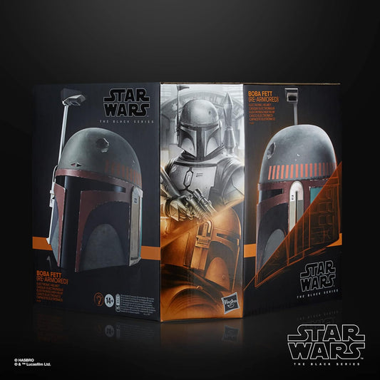 Star Wars The Black Series Boba Fett (Re-Armored) Premium Electronic Roleplay Helmet Hasbro