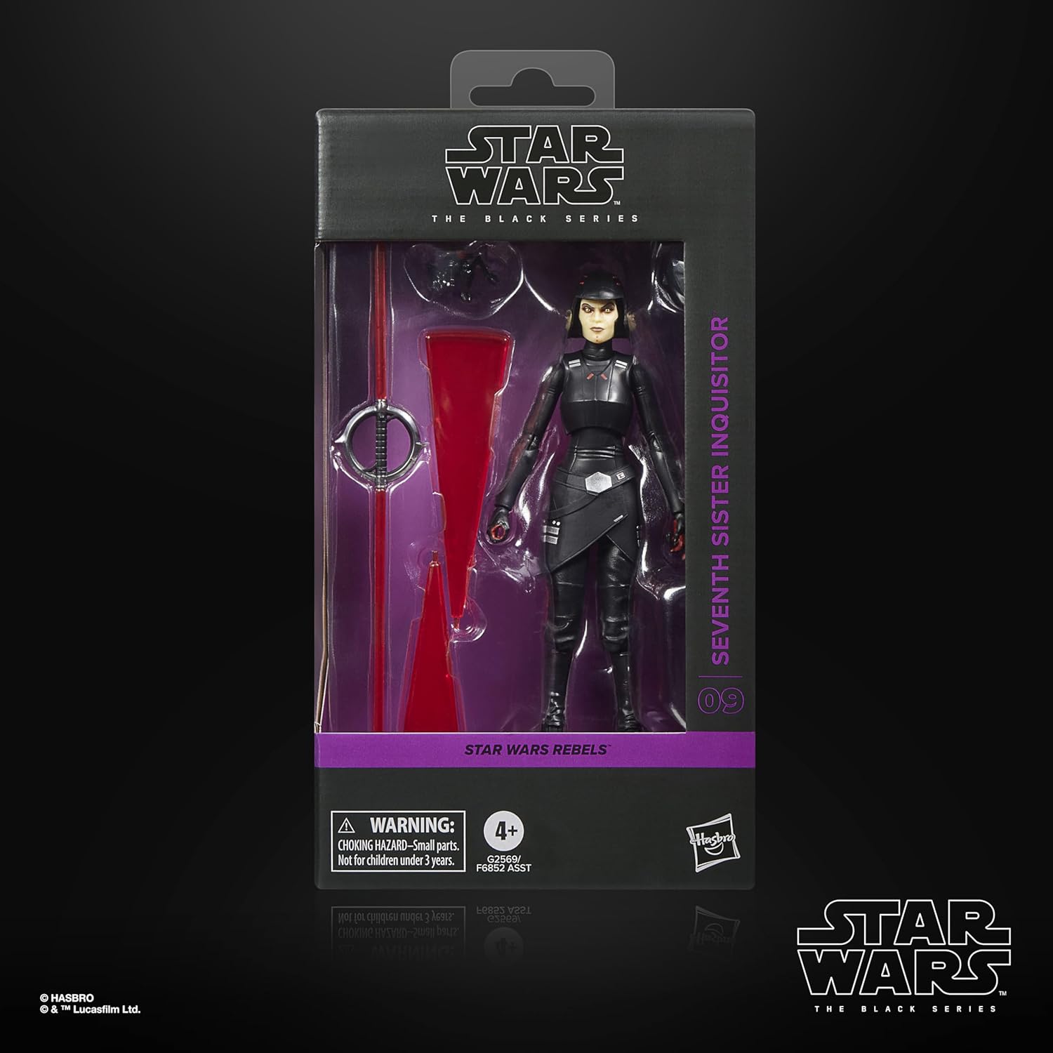 Star Wars The Black Series Seventh Sister Inquisitor 6-Inch Action Figure Hasbro