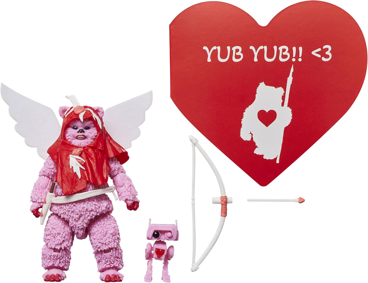 Star Wars The Black Series Ewok (Valentine’s Day Edition), 6-Inch Action Figure Hasbro