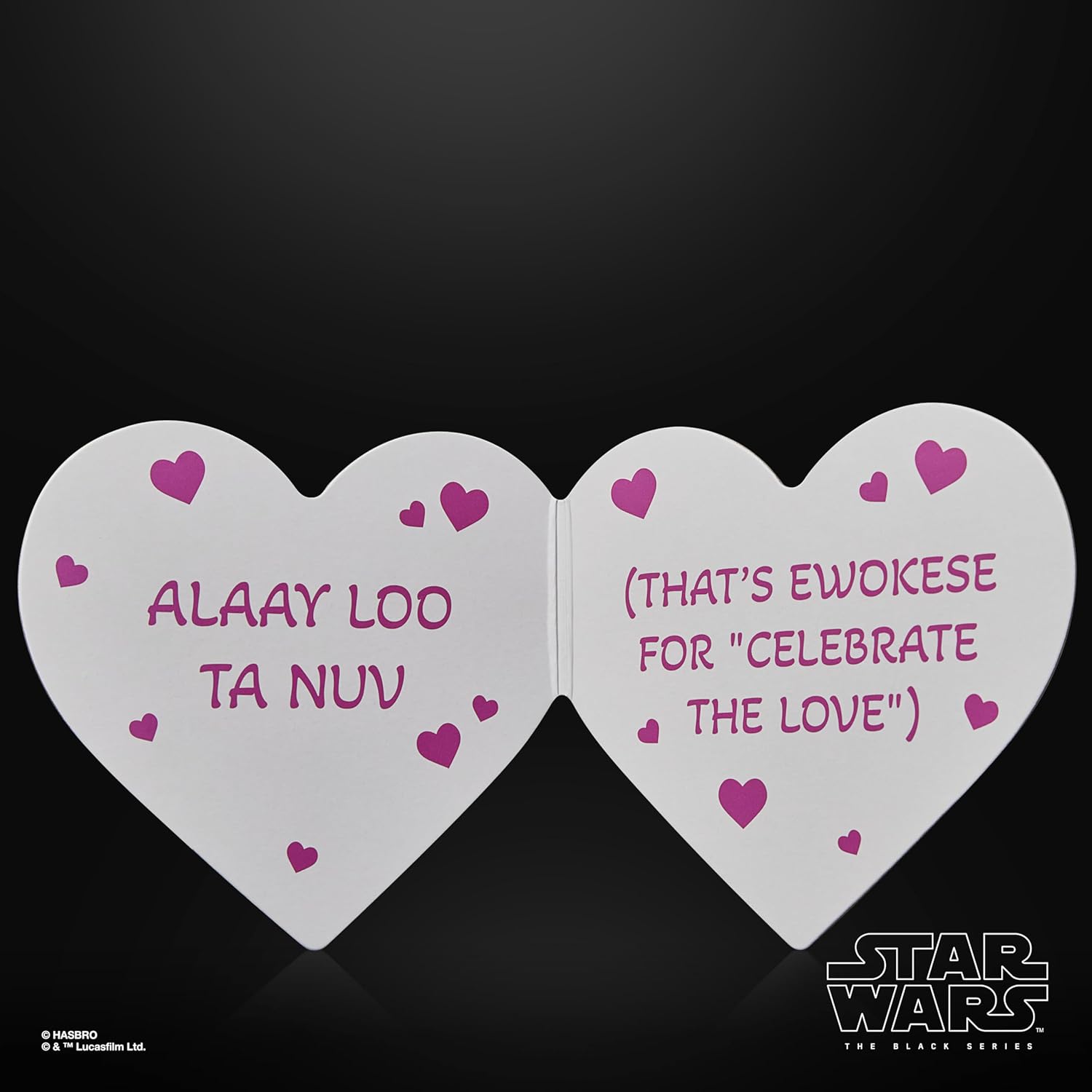 Star Wars The Black Series Ewok (Valentine’s Day Edition), 6-Inch Action Figure Hasbro