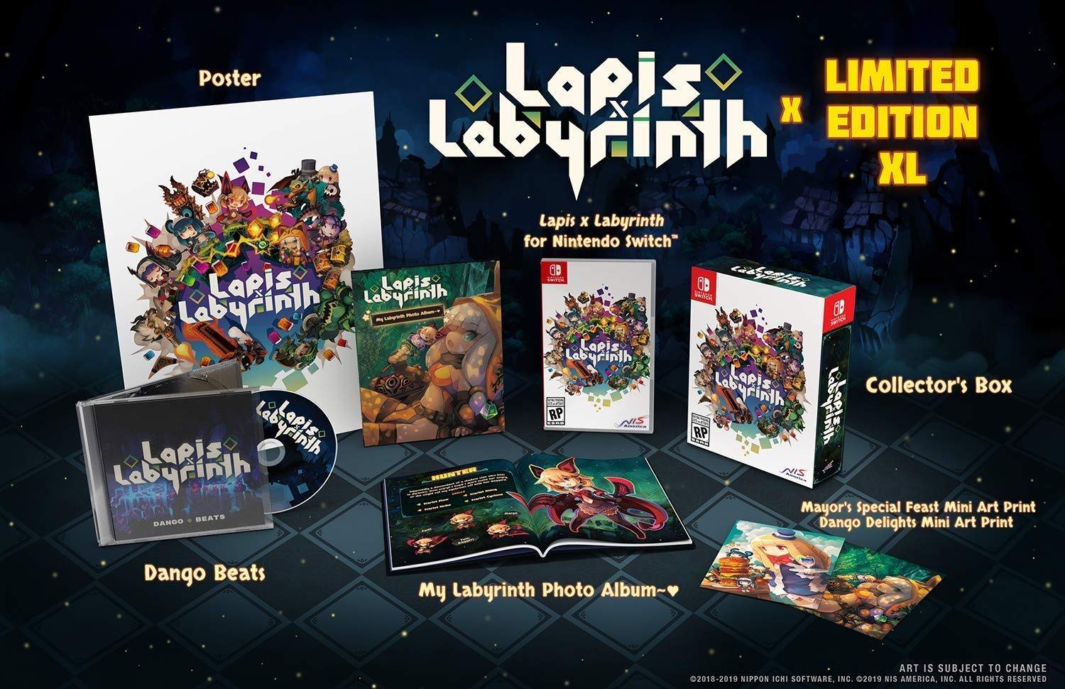 Lapis x Labyrinth Limited Edition XL for Nintendo Switch SEALED Nintendo