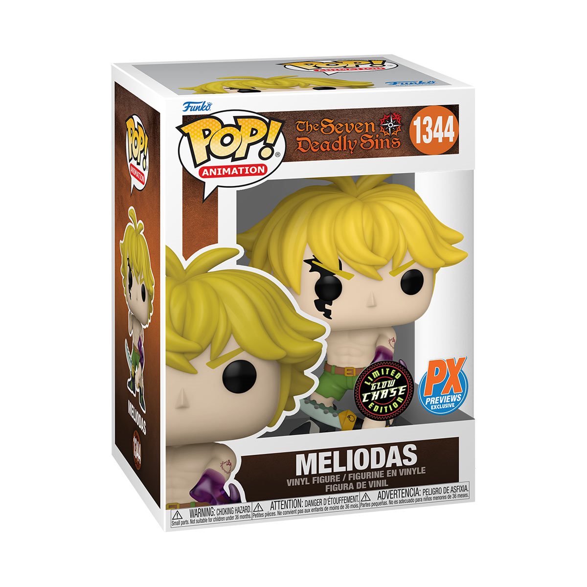 The Seven Deadly Sins Meliodas Demon Mode Funko Pop! Vinyl Figure #1344 CHASE BUNDLE - Previews Exclusive (Copy) Funko