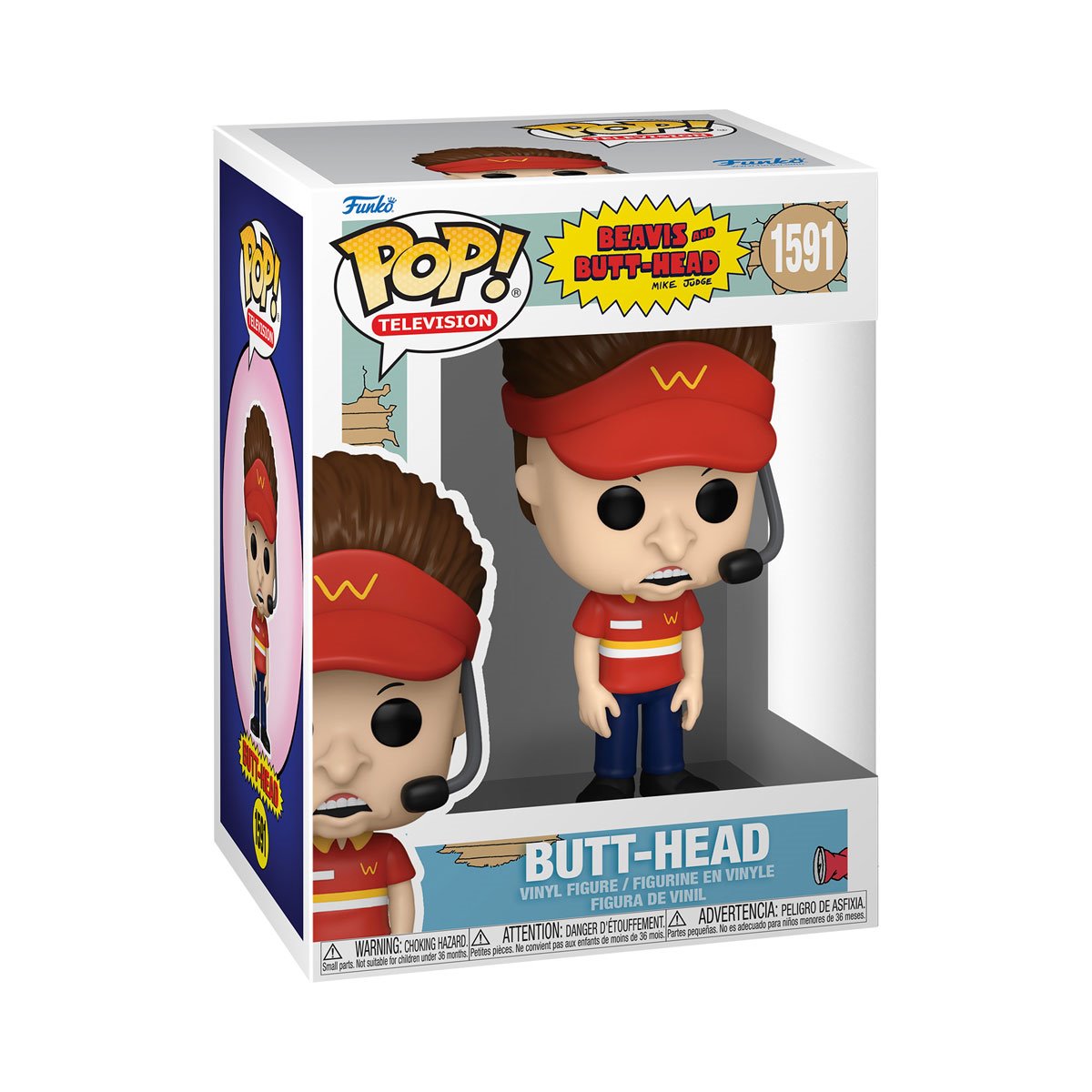 Beavis and Butt-Head Butt-Head Funko Pop! Vinyl Figure #1591 Funko