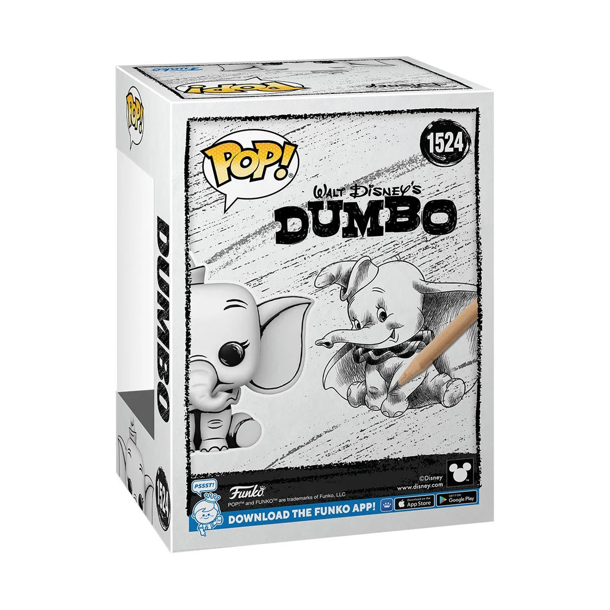 Disney Sketched Dumbo Funko Pop! Vinyl Figure #1524 Funko