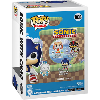 Sonic The Hedgehog Funko Pop! Vinyl Figure with Hero Chao Buddy Funko