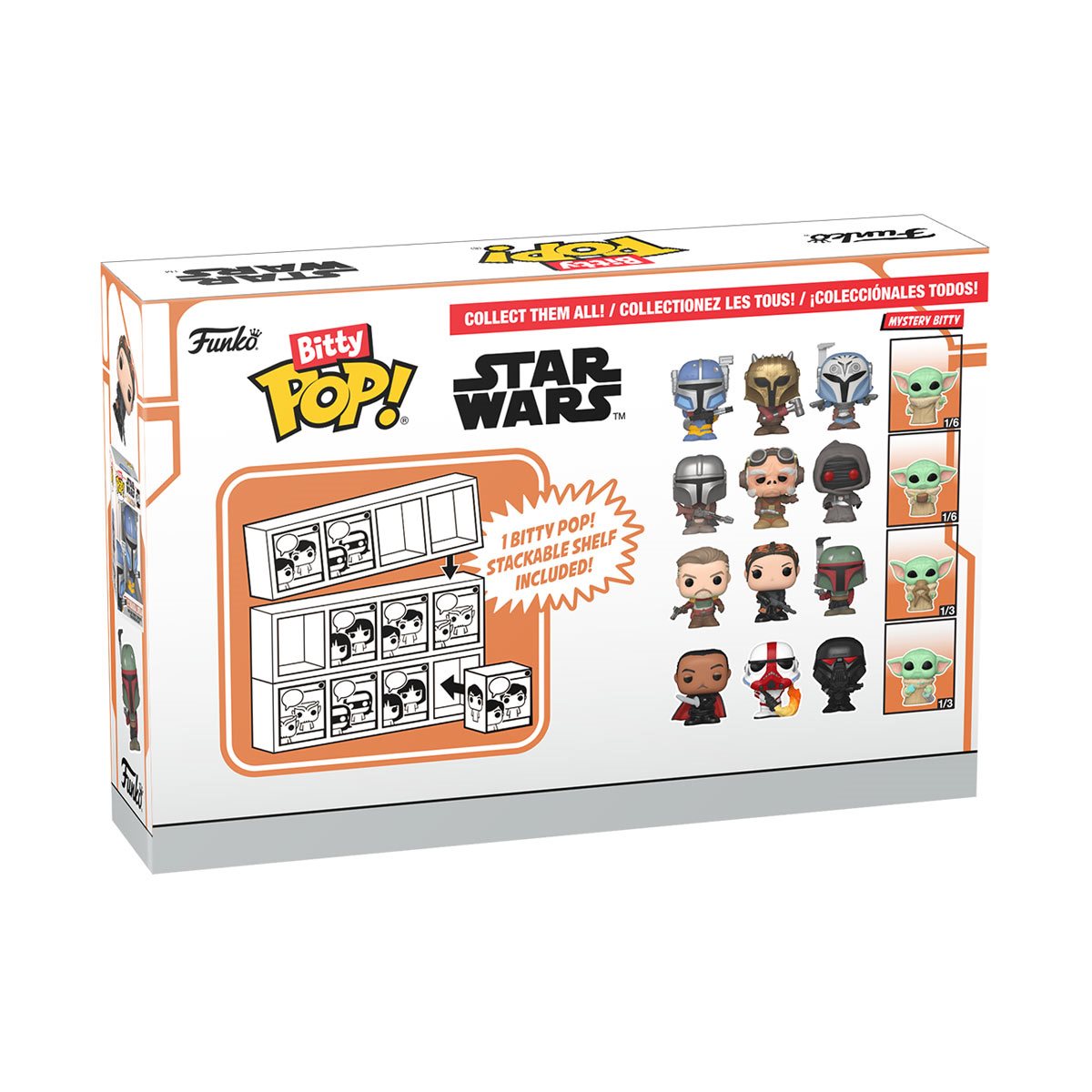 Star Wars: The Mandalorian with Pistol Funko Bitty Pop! Mini-Figure 4-Pack Funko