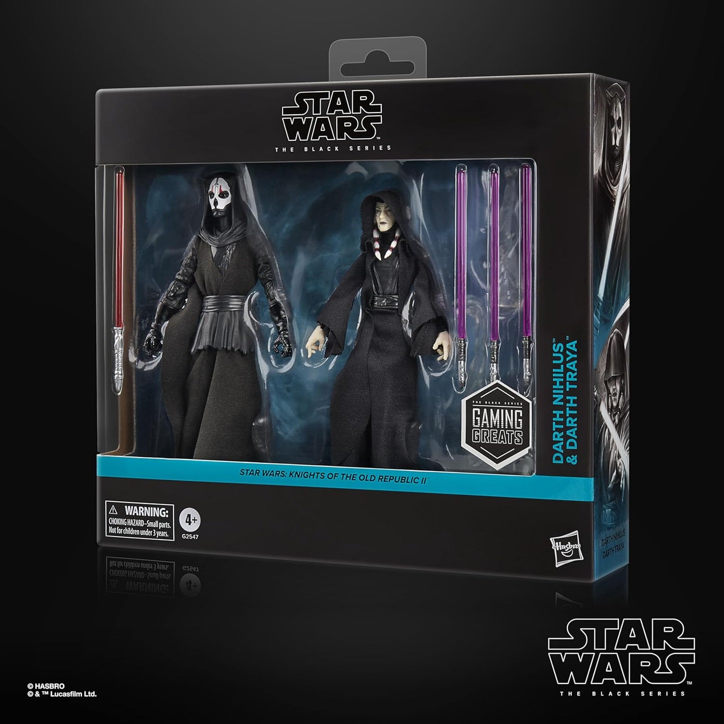 Star Wars The Black Series Darth Nihilus & Darth Traya, Knights of the Old Republic II Premium Collectible 6 Inch Action Figure 2-Pack (Amazon Exclusive) Hasbro
