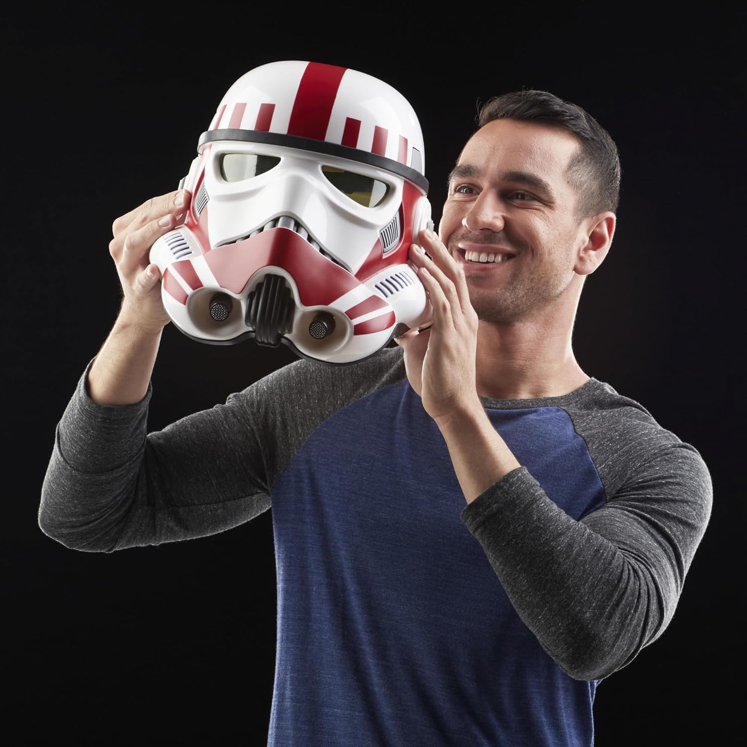 Star Wars The Black Series Shock Trooper Premium Electronic Roleplay Helmet Hasbro