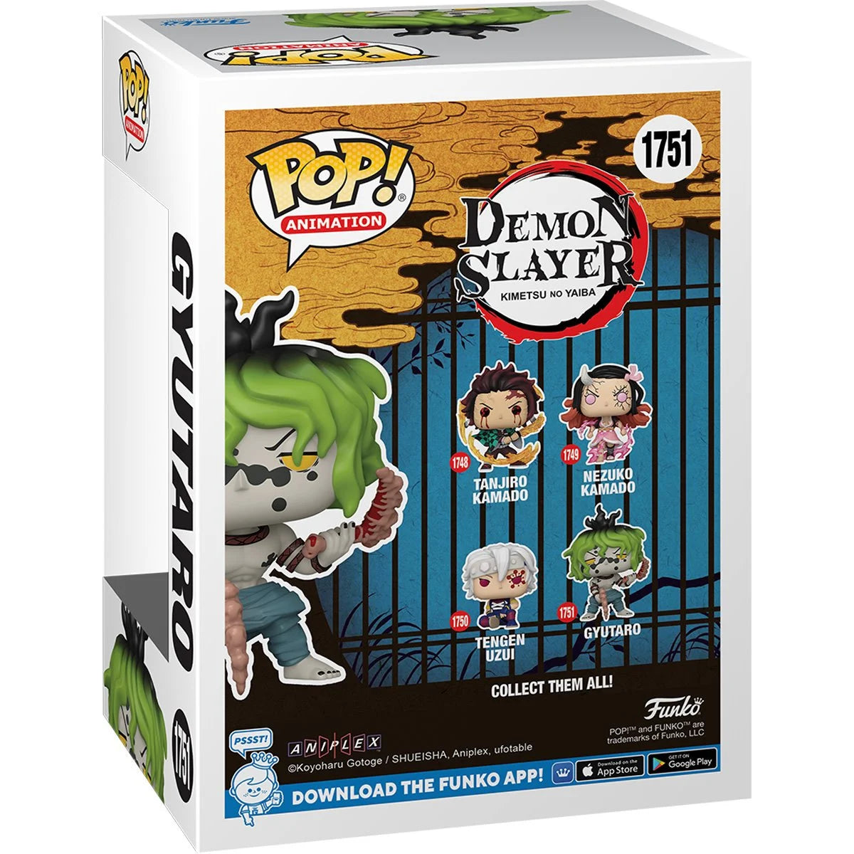 Demon Slayer Gyutaro with Blood Sickles Funko Pop! Vinyl Figure #1751 Funko