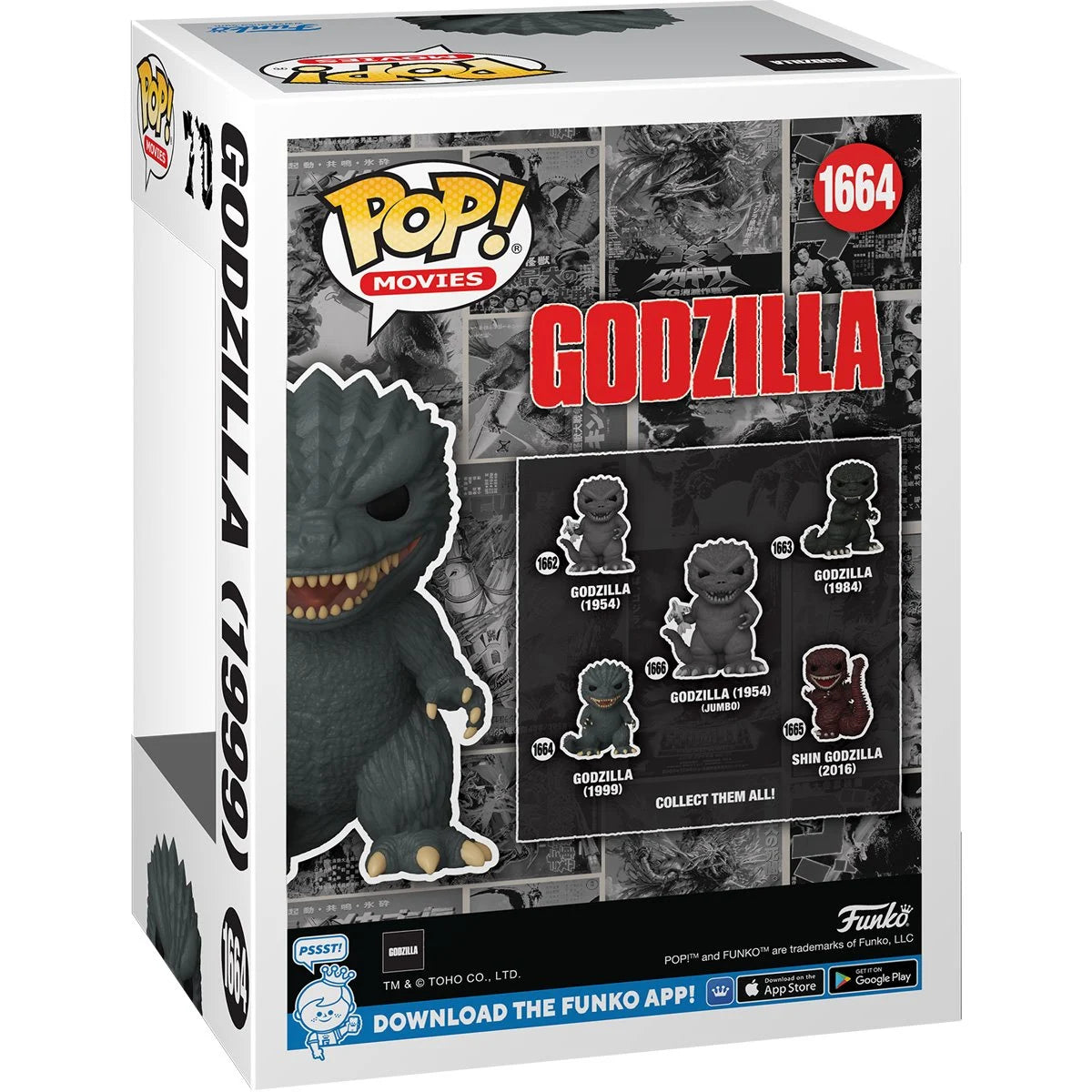 Godzilla 70th Anniversary Godzilla (1999) Funko Pop! Vinyl Figure #1664 Funko